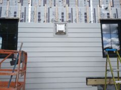 Siding installation