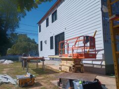 Siding installation