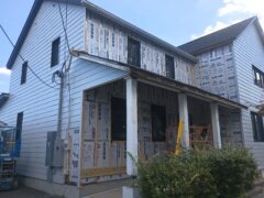 Siding installation