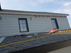 Siding installation