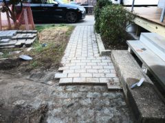 Paving tile installation